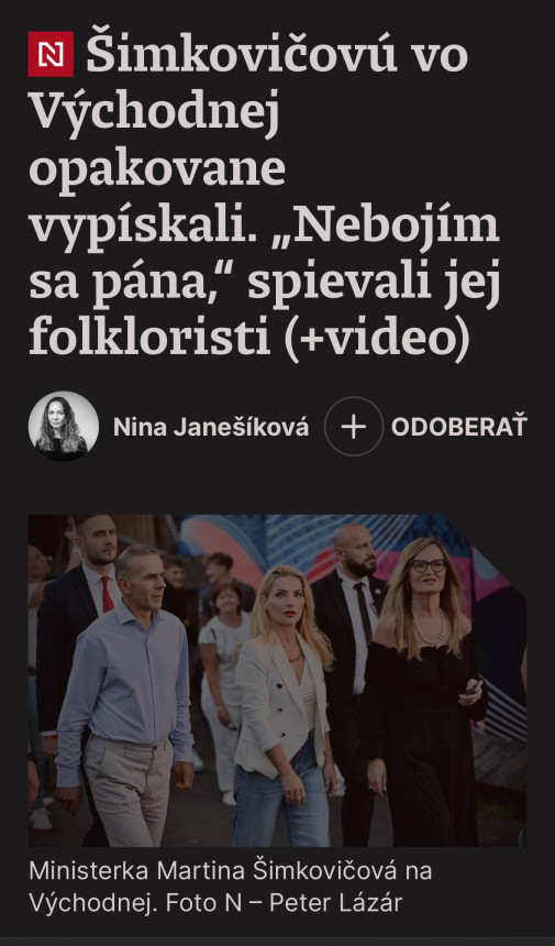 Vo Vychodnej len liberali